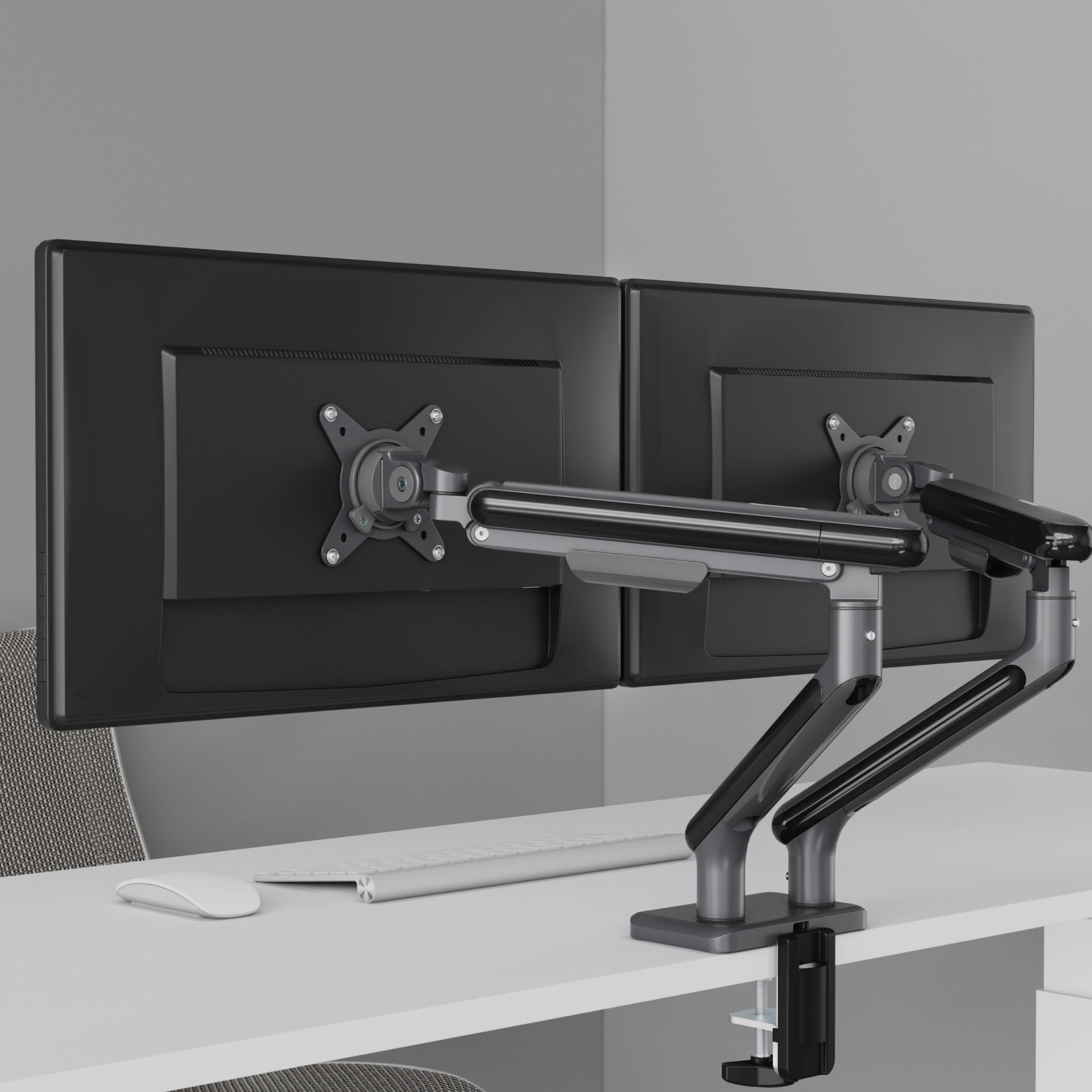 Suporte Monitor Articulado Elements Aice Duplo