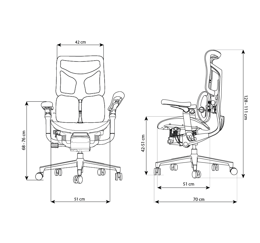 Cadeira Ergonômica Elements Una