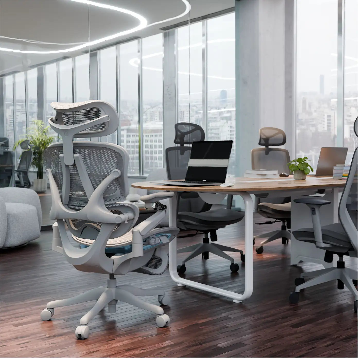 Cadeira Ergonômica de Ajuste Elétrico Elements EOS