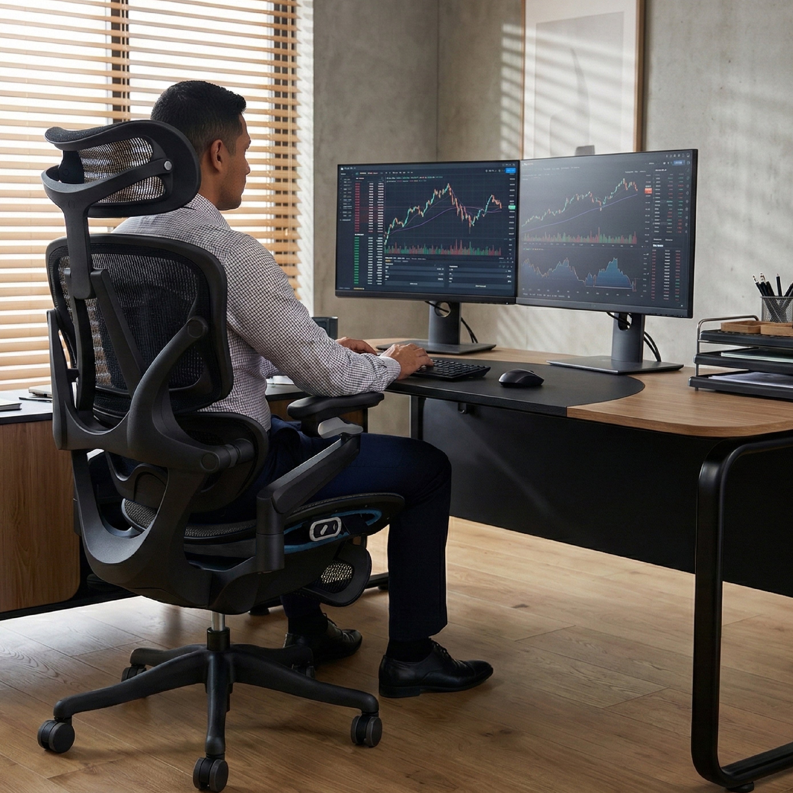 Cadeira Ergonômica de Ajuste Elétrico Elements EOS