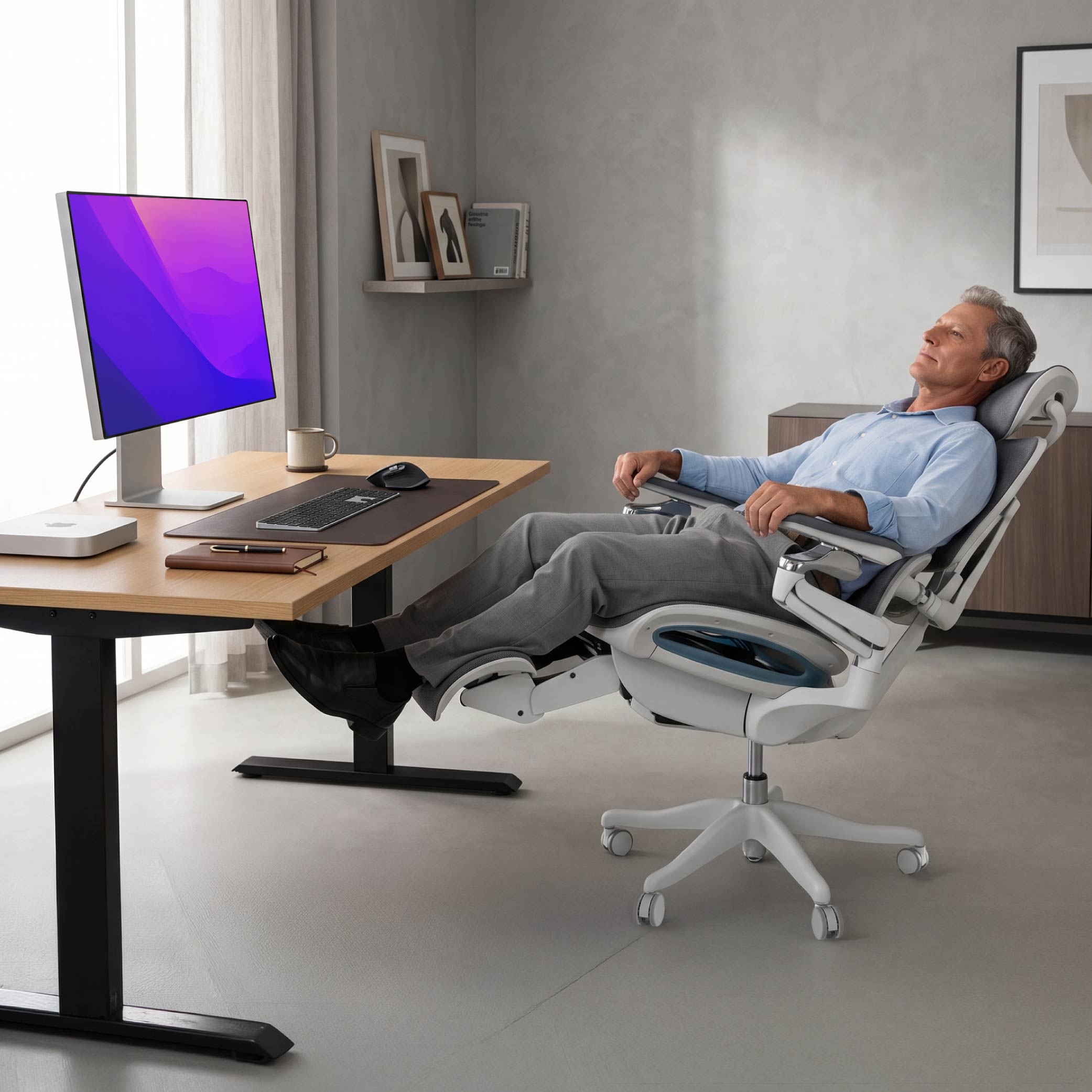 Cadeira Ergonômica de Ajuste Elétrico Elements EOS