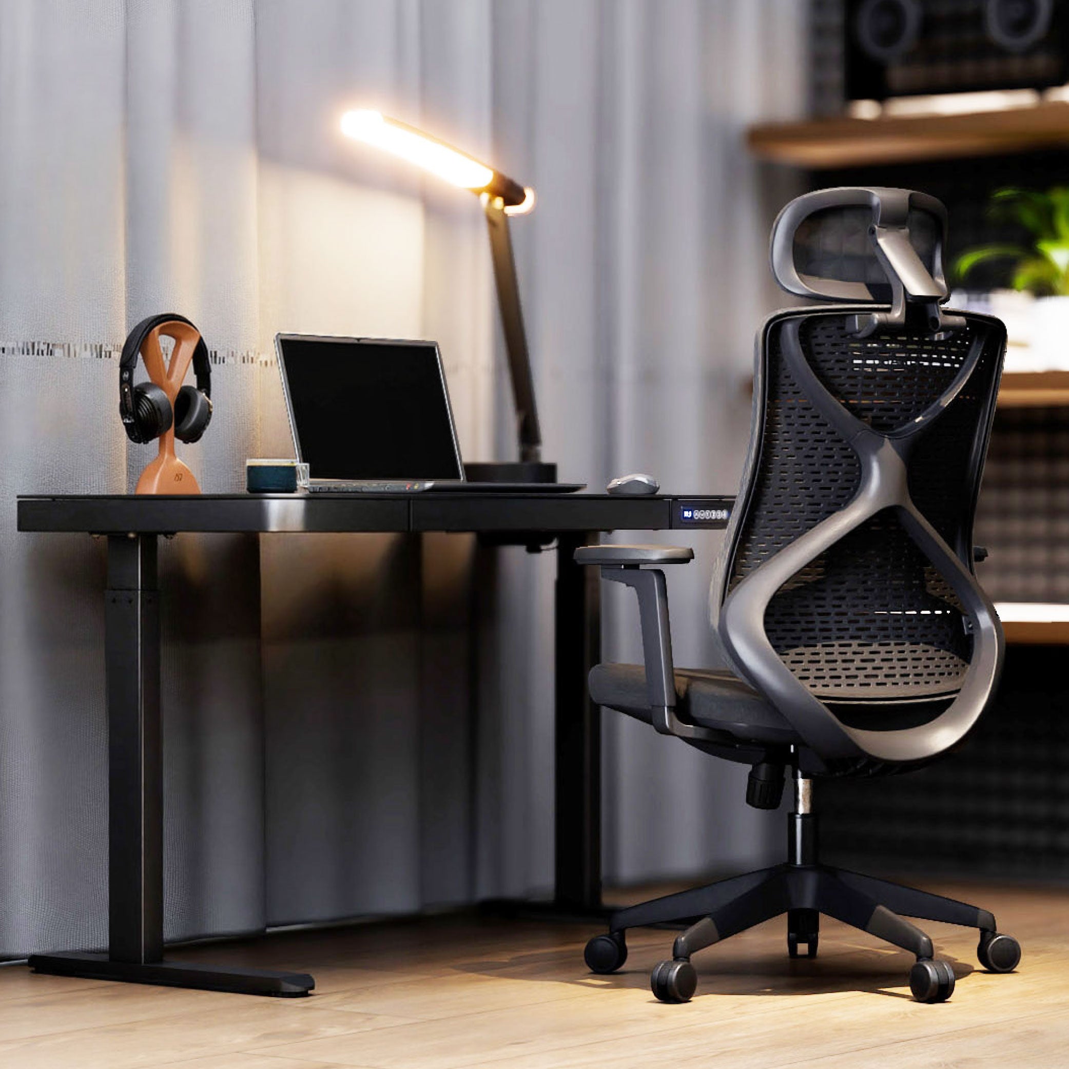 Combo Cadeira Aiven + Brinde Suporte de Headset Balmen