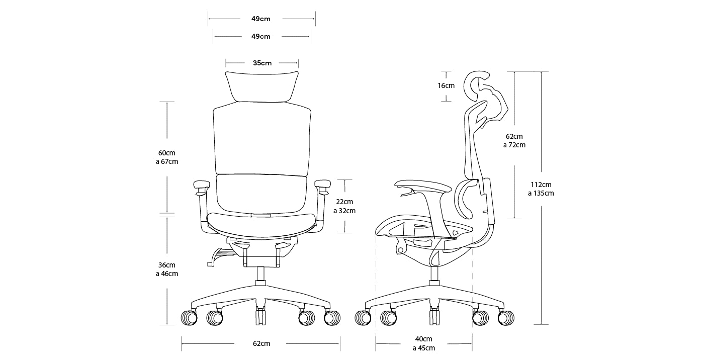 cadeira Ergonômica nemesis elements